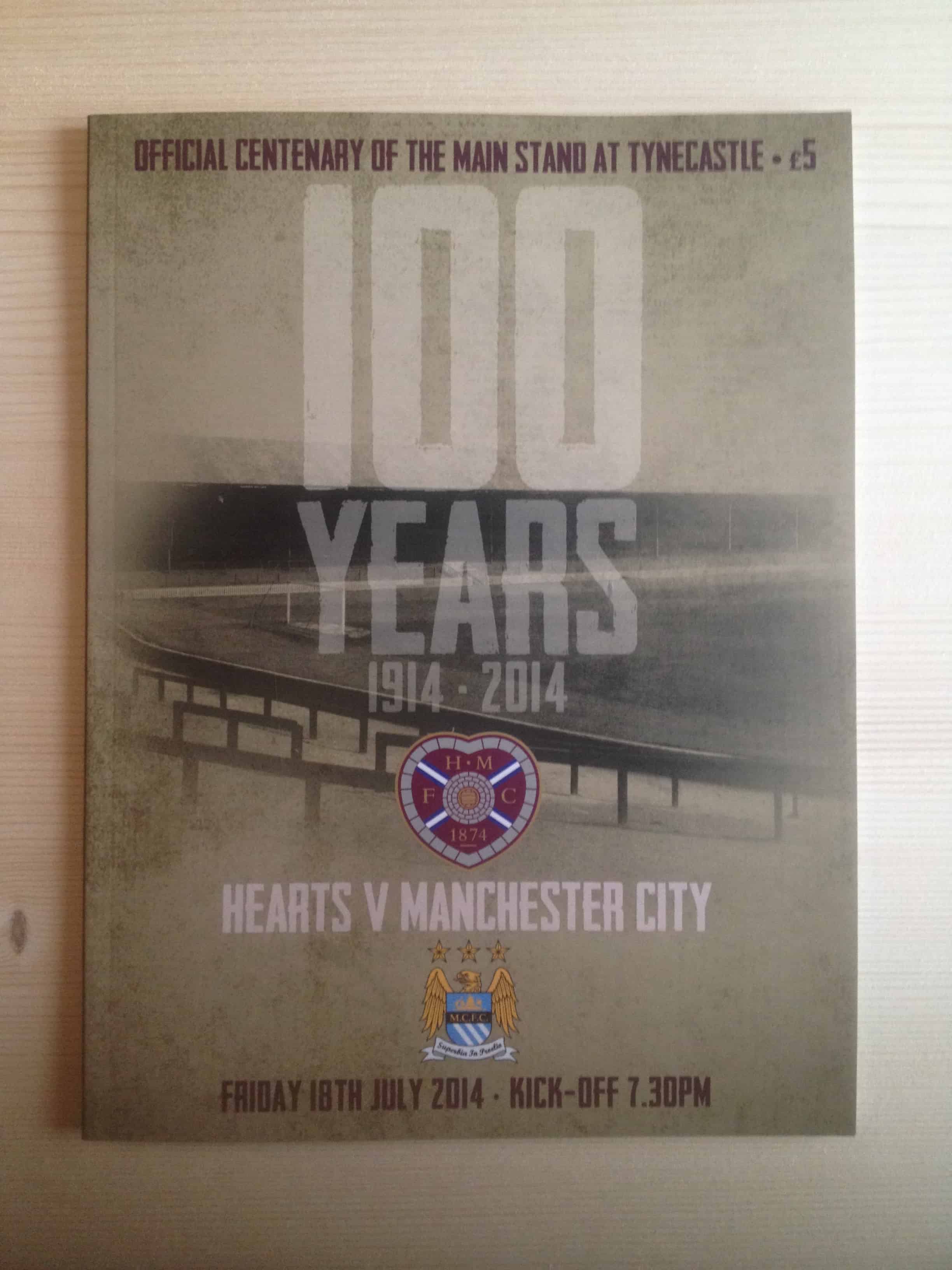 Heart Of Midlothian (Hearts) v Manchester City FC